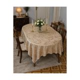 çeyizköşesi Okey Oyun Masa Örtüsü Kadife 140x140 Gold