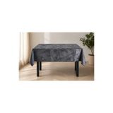 çeyizköşesi Okey/Kart Oyun Masa Örtüsü Kadife 140x140 Füme
