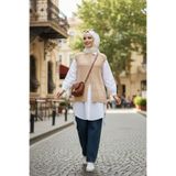 Çeyizlik Simli Robalı Yelek Düğmeli, Uçan Yelek Modeli Çeyizlik Yelek