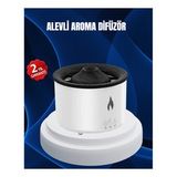 CEYLAN ADAM 3D Alev Işıklı Aromaterapi Makinesi – 360 ml Su Kapasiteli Sessiz Difüzör
