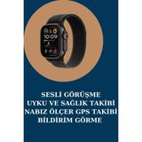 Ceylan Adam Akıllı Saat Nabız Ölçer Uyku Takibi Adımsayar Alarm ve Hatırlatıcı Çağrı Cevaplama - Çok Renkli