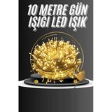 Ceylan Adam Dış Mekan Led Aydınlatma 10 Metre Gün Işığı Led Işık Pilli