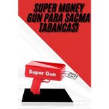 Ceylan Adam Mey Ithalat® Para Dolar Atma Makinası Super Money Gun Para Saçma Fırlatma Tabancası