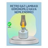 CEYLAN ADAM Renkli Led Işıklı Retro Gaz Lambası Aroma Terapi Mist Maker