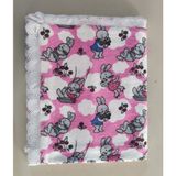 Ceylan Home Pazen Bebek Battaniyesi Pamuk 90 x 90 Ölçülerinde Pembe - 90 x 90 cm