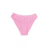 Ceylanoğlu Kadın Likralı Beli Dantelli Bikini Külot C-131 ( 4 Paket)
