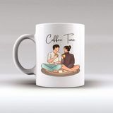 Ceylin Hobi Hediyelik Coffee Time Resimli Kendin Tasarla Arkadaş Bardağı Kişiye Özel Isim Yazılı Seramik Kupa Bardak - Beyaz - 325 ml
