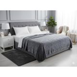 Ceyline ELEGANT BATTANİYE EMBOSS ÇİFT KİŞİLİK GRİ