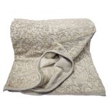 Ceyline ELEGANT EMBOSS ÇİFT KİŞİLİK İSPANYOL BATTANİYE BEJ
