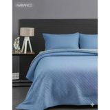 Ceyline Stonewashed Yatak Örtüsü Çk Ambiance Akdeniz Mavisi