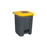 Ceymop Pedallı Çöp Kovası 50 Lt - Sarı