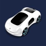 Ceymstech Yeni Nesil Jet Sensörü Şarjlı Kumandalı Oyuncak Araba Işıklı Buharlı Sprey 360 °dönebilen - Beyaz