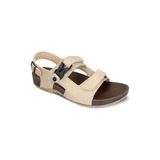 Ceyo 9829-2I Camel Ortopedik Erkek Sandalet