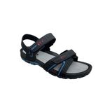 Ceyo 9829-RK-655 Siyah-Kırmızı Erkek Sandalet Hafif ve Konforlu Günlük Kullanım İçin - Siyah - Kırmızı