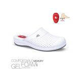 Ceyo 9844 Flex-1 Topuk Jelli Kadın Sabo Terlik Beyaz 35-40 Beyaz