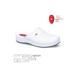 Ceyo 9844 Flex-1 Topuk Jelli Kadın Sabo Terlik Beyaz 35-40