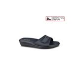 Ceyo 9863-33 Memory Foam Comfort Taban Kadın Terlik Siyah 36-40