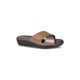 Ceyo 9863-41 Memory Foam Taban Kadın Terlik - Kahve