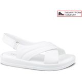 Ceyo 9986-3 Beyaz Kadın Sandalet