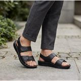 Ceyo Ceyuo 9891 Erkek Anatomik Hac ve Umre Sandalet - Siyah