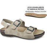 Ceyo Erkek Sandalet 9903-5 (40-46) - Bej