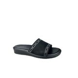 Ceyo Kadın Memory Foam Taban Rahat Terlik 9984-10, Sıyah, 37