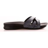 Ceyo Kadın Terlik 9942-1 Düz Dolgu Topuklu Siyah Casual Kullanım İçin Rahat Tasarım