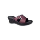 CEYO PERLA-14 Kadın Dolgu Topuklu Terlik, Bordo, 35