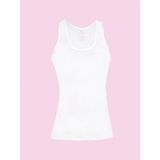Ceysan Ceylanoğlu Ribana Saten Geniş Askı Atlet 0167 (3ADET) - 2XL - Beyaz