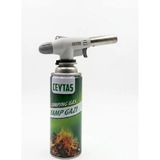 Ceytaş Otomatik Ateşlemeli Pürmüz Seti + 227 Gr Kamp Gazi Kartuşu (400 Ml) - Mangal Tutuşturucu, Mutfak & Karavan Gazlı Torç Seti