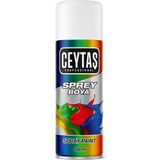 Ceytaş Profesyonel Sprey Boya, Akrilik Esaslı, Yüksek Kapatıcı, Hızlı Kuruma, Güneş Işığına Dayanıklı, Ahşap, Metal, Seramik, Cam Yüzeylere Uygun, Esnek, Dekoratif Boya, 400 ml (Beyaz)