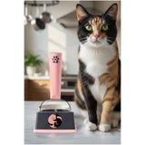 Ceyus Standlı Platformlu Ölçülü Kedi Mama Kaşığı – 150 ml Ölçü Küreği, Kedi Mama Ölçü Kabı