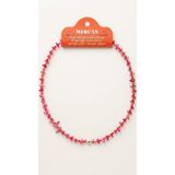 Ceyyiz Kadın Doğal Mercan Taşlı Nazar Boncuklu Kolye - 45 cm Pembe Mercan Taşı Şifalı Takı