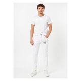 Ceza Denim Erkek Skinny Fit İnce Yazlık-Baharlık Likralı Beyaz Kot Pantolon Jeans Denim