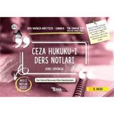 Ceza Hukuku 1- Ders Notları: Genel Hükümler (Kapak değişebilir)