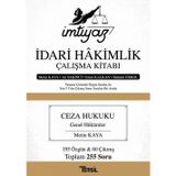 Ceza Hukuku Genel Hükümler - İmtiyaz İdari Hakimlik Çalışma Kitabı