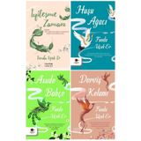 Cezve Kitap Funda Uçuk Er 4 Kitap Set / İyileşme Zamanı - Huşu Ağacı - Asude Bahçe - Derviş Kelamı