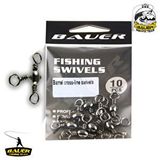 Cf-1010 Üçlü Fırdöndü Bilyeli No:1/0 (10lu) Gri