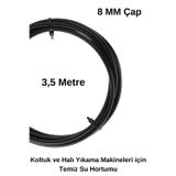 CF CLEANFAST Koltuk ve Halı Yıkama Makineleri için 8 mm Çap 3,5 m Temiz Su Hortumu