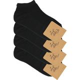 CF Colour Feet 4'lü Paket Siyah Pike Örgü Patik Çorap - 40 - 44