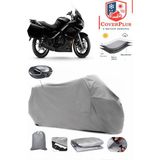 Cf Moto 650TK Branda Gri Arka Çanta Uyumlu(Topcase) Motosiket Brandası Motor Örtüsü Çadır Su Geçirmez Motosiklet Kılıfı Motor Brandası,lastikli,taşıma Torbalı