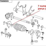 Cf Moto Cf Nk 250 İğneli Rulman Sekromeç Çivisi 3-9,70 Mm Orj