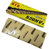 Cf Moto Motosiklet Zincir 520 x 128 Bakla Oringli Gold Did - Renk