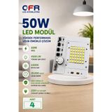 CFR LED AYDINLATMA 50W LED Modül – 4500 LM 6500K Beyaz Işık PROJEKTÖR ÇİPİ 1-2-3-4-5-6-8-10 ADET