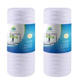 CFS – 84637, WPX5BB97P, PC10, 355214-45, 355215-45, WP10BB97P, WP5BB97P Modelleri ile Uyumlu 2 Paket String Yara Su Filtresi Kartuşları - Tüm Ev Yedek Kartuş - 5 Mikron - 4,5 inç x 25,5 inç 4 cm