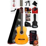 CG-270M Klasik Gitar 4/4 Yetişkin Boy, Maun Renk, Sap Ayarlı Full Set - Standart - Çok Renkli