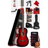 CG-270RD Klasik Gitar 4/4 Yetişkin Boy, Kırmızı, Sap Ayarlı Full Set