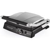 CG-320 Bestost 2000W 6 Dilim Döküm Plakalı Tost ve Izgara Makinesi | Çıkarılabilir Döküm Plakalar, 180° Açılabilir Izgara, Ayarlanabilir Termostat ve Yağ Haznesi