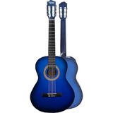 CG-36BL Kaliteli 36 Inç 3/4 Juniur Çocuk Gitarı 8-12 Yaş Arası (Çanta Askı Capo Nota Sticker