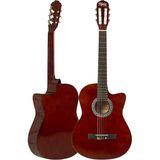 CG-390BR-XBAG Klasik Gitar 4/4 Sap Ayarlı Kesik Kasa (Çanta Tuner Askı Capo Metod Pena)